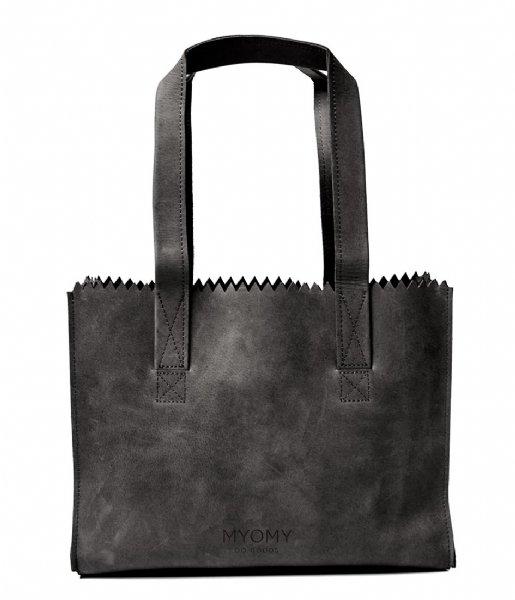 MYOMY Schoudertas MY PAPER BAG Handbag off black (774090) 